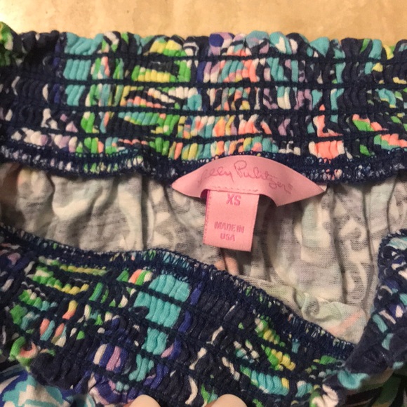 Lilly pulitzer off shoulder top - Picture 2 of 3